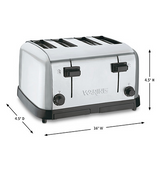 Waring WCT708 4 Slice Commercial Toaster