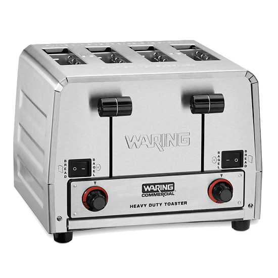 Waring WCT800 4 Slice Heavy-Duty Commercial Toaster