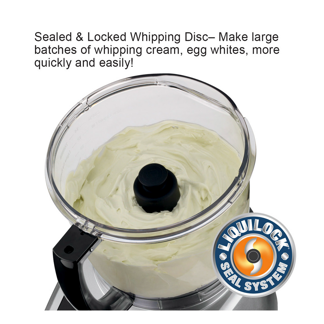 Waring WFP16SC 4 Qt Food Processor with Liquilock Seal System Waring
