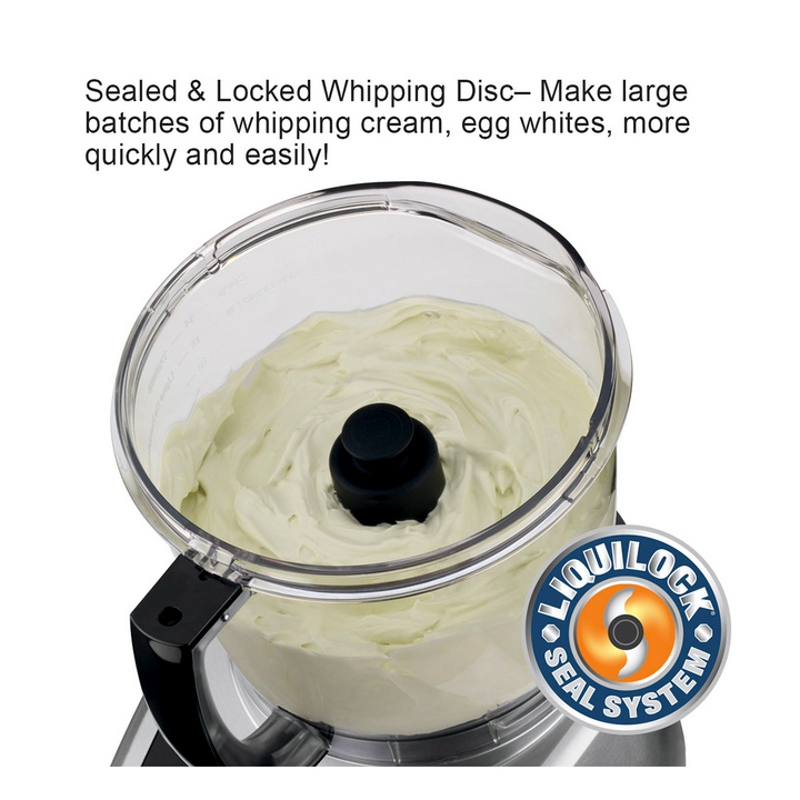 Waring WFP16SC 4 Qt Food Processor with Liquilock Seal System Waring