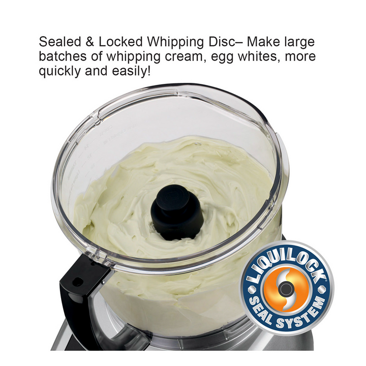 Waring WFP16SC 4 Qt Food Processor with Liquilock Seal System