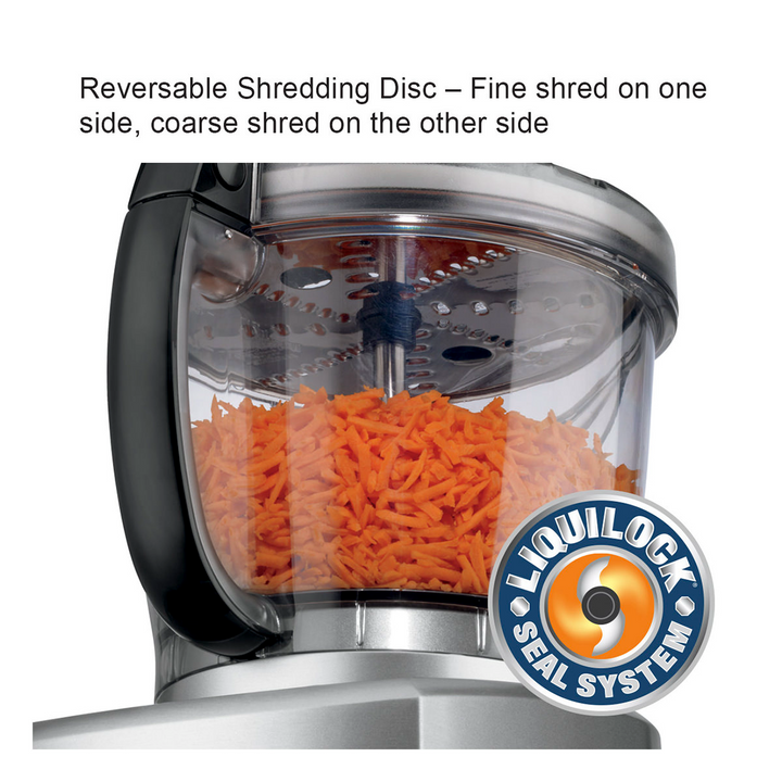 Waring WFP16SC 4 Qt Food Processor with Liquilock Seal System Waring