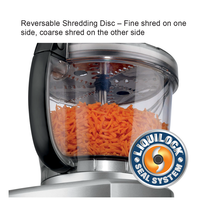 Waring WFP16SC 4 Qt Food Processor with Liquilock Seal System