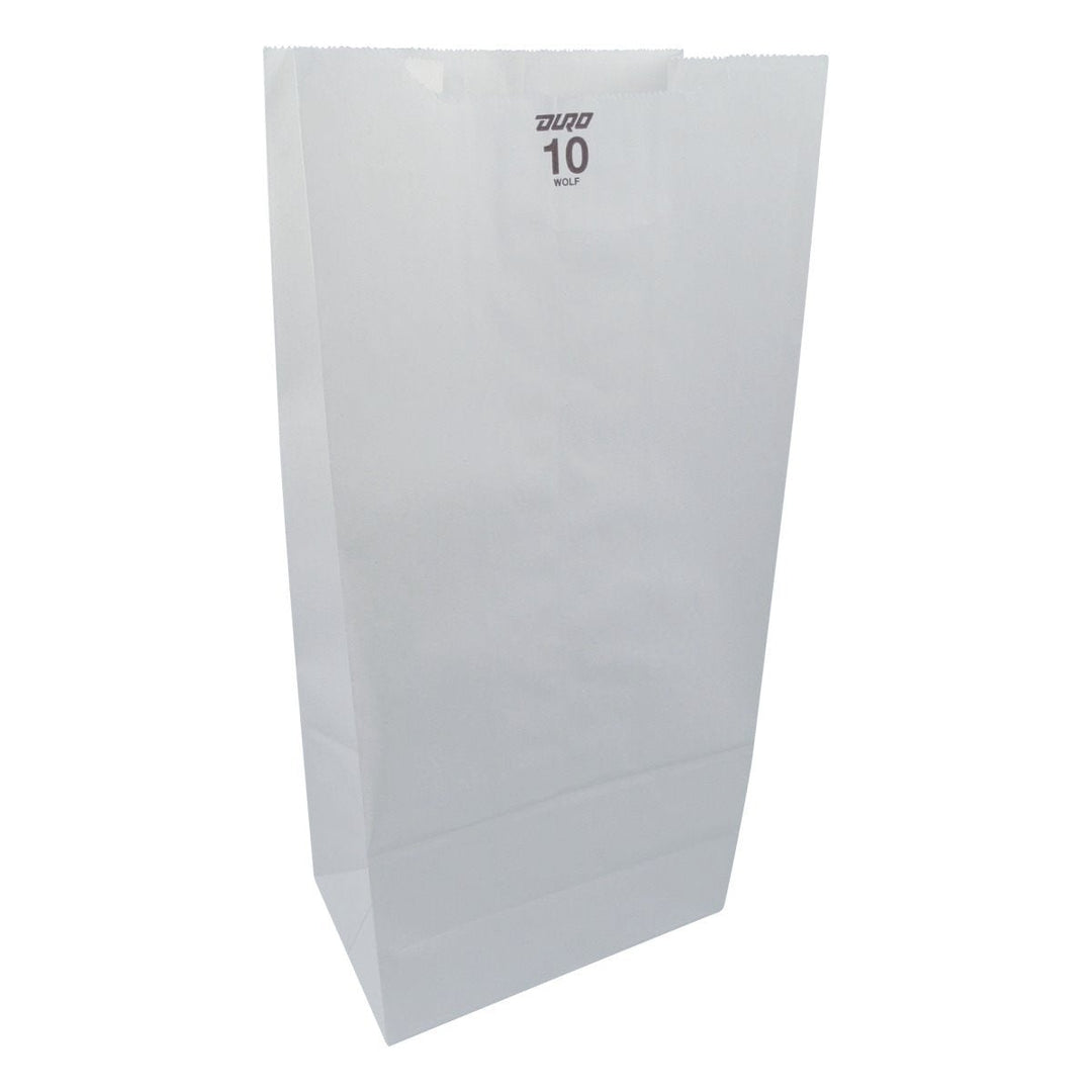 White 10Lb Paper Bags 500/Bundle