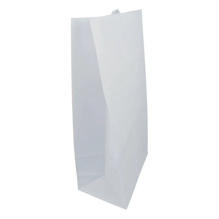 White 20 Lb Paper Bags 500/Bundle Duro