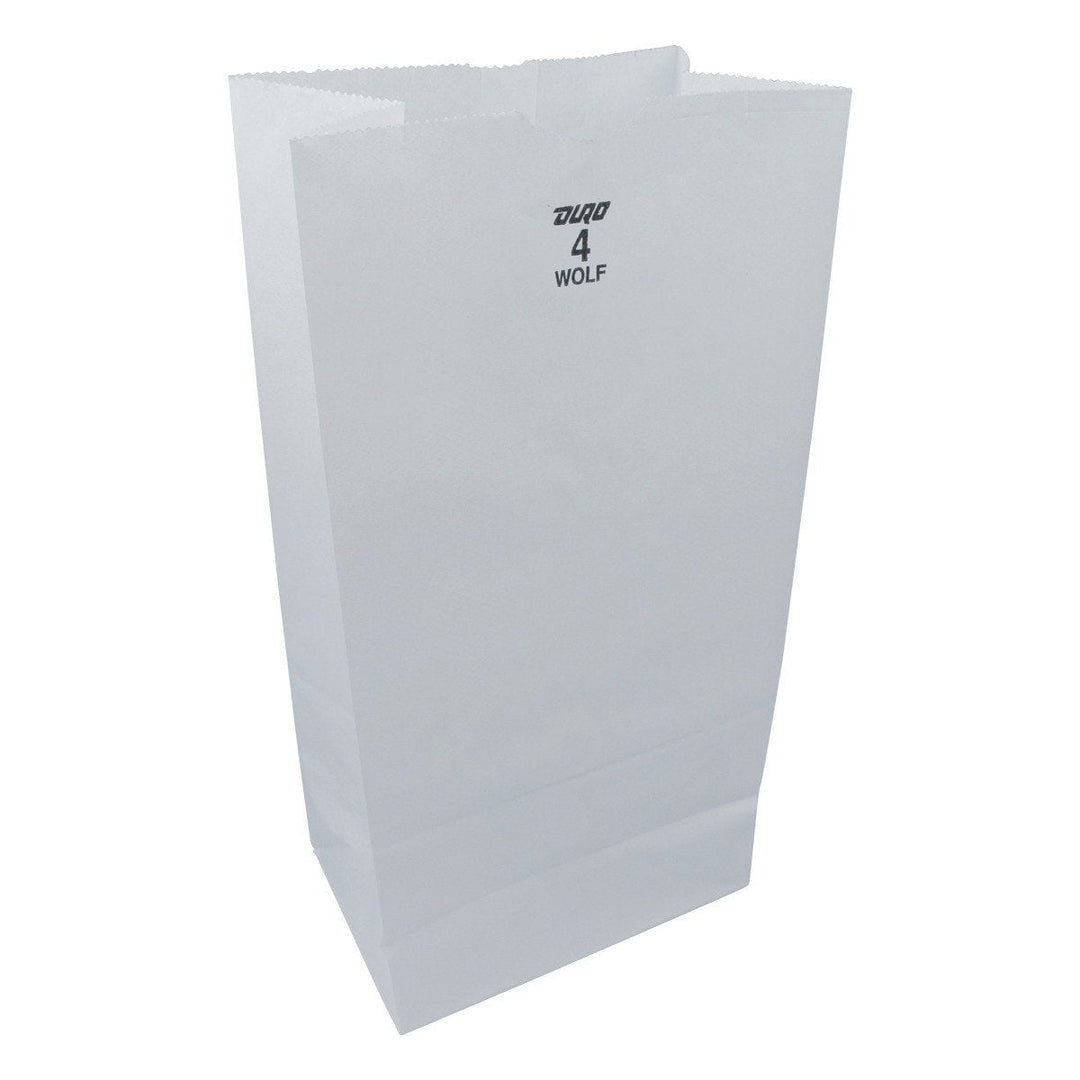 White 4Lb Paper Bags 500/Bundle