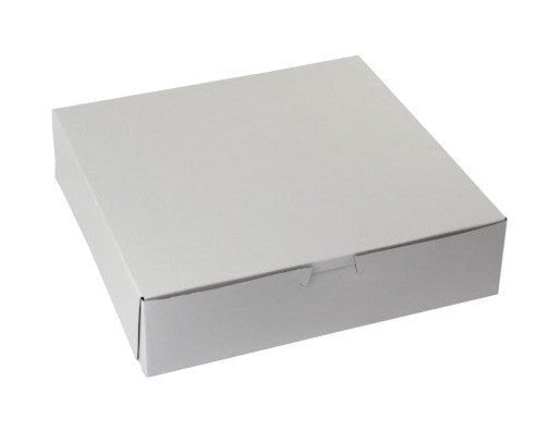 White Bakery Boxes 10x10x2.5 250/Bundle