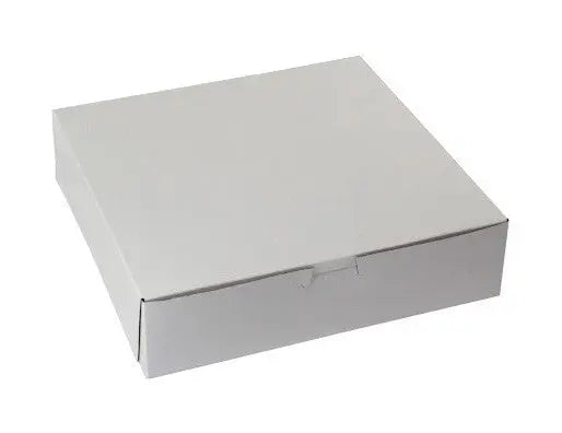 BOXit White Bakery Boxes 10x10x2.5 250/Bundle BOXit
