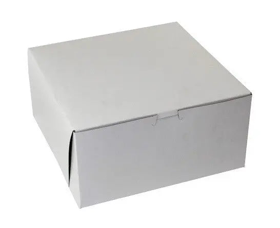 BOXit White Bakery Boxes 10x10x5 100/Bundle BOXit