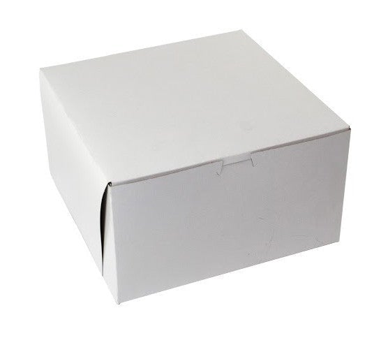 White Bakery Boxes 10x10x6 100/Bundle