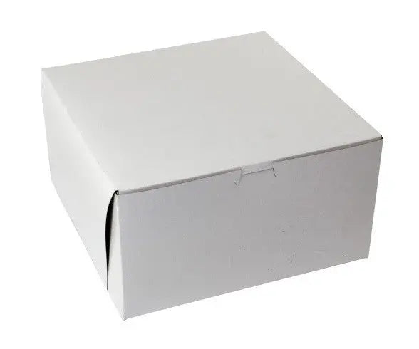 BOXit White Bakery Boxes 12x12x6 50/Bundle BOXit