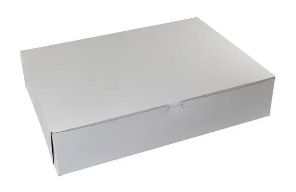 BOXit White Bakery Boxes 19x14x4 50/Bundle BOXit