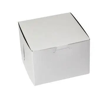 BOXit White Bakery Boxes 5.5x5.5x4 250/Bundle BOXit