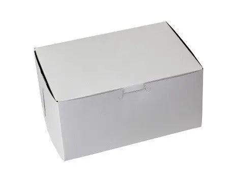 BOXit White Bakery Boxes 8x5.5x4 250/Bundle BOXit