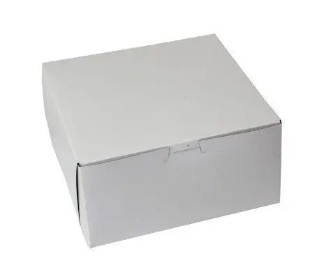 BOXit White Bakery Boxes 8x8x4 200/Bundle BOXit