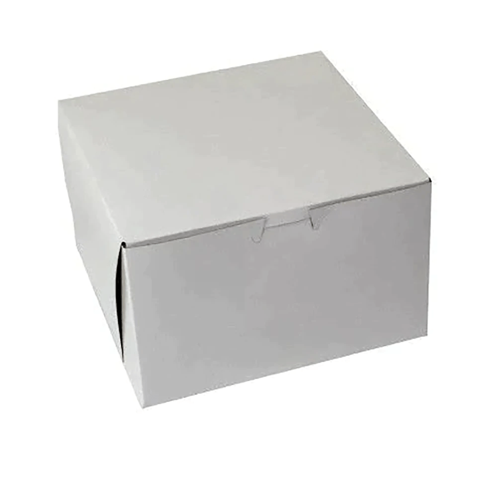 White Bakery Boxes 8x8x5