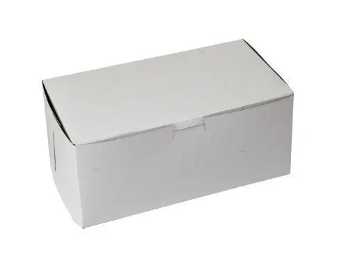 BOXit White Bakery Boxes 9x5x4 250/Bundle BOXit