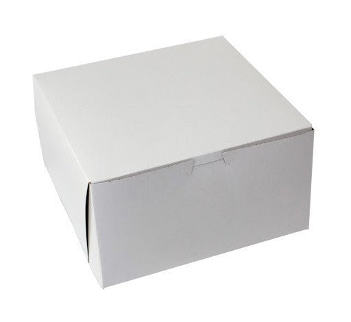 White Bakery Boxes 9x9x5 100/Bundle