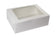 BOXit White Cake Boxes With Window 12x9x4 100/Bundle