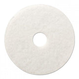 15" White Floor Pads (Polishing)