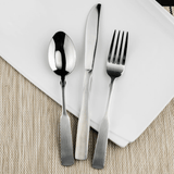 Winco 0025 - 08 Houston 8.75" Satin Finish 18/0 Stainless Steel Heavyweight Dinner Knife DozenShopAtDean
