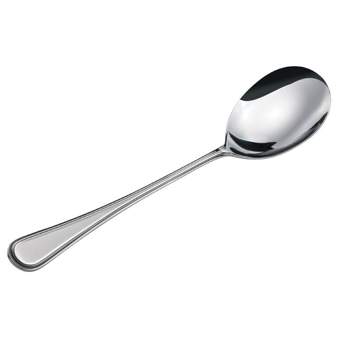 Winco 0030-23 11.5" Shangarila Solid Serving Spoon Winco