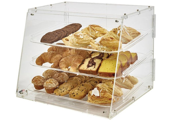 Winco ADC-3 Acrylic Three Tray Display Case Winco