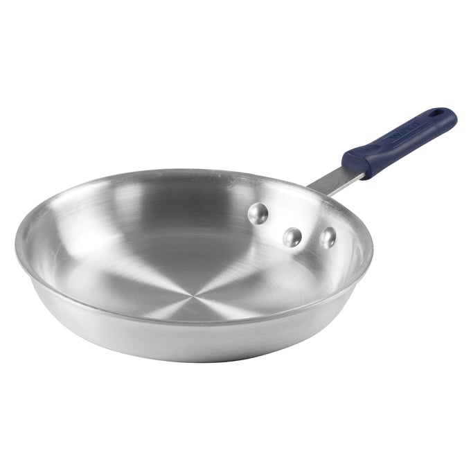 Winco AFP-10A-H Gladiator 10" Aluminum Frying Pan Natural Finish With Sleeve