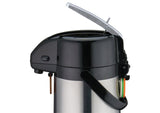 Winco APSK-725 Stainless Steel Lined Lever Top 2.5 liter Airpot