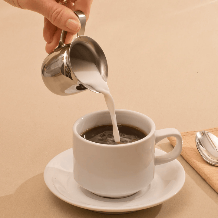Winco BCS - 3 3 Oz SS Creamer with HandleShopAtDean
