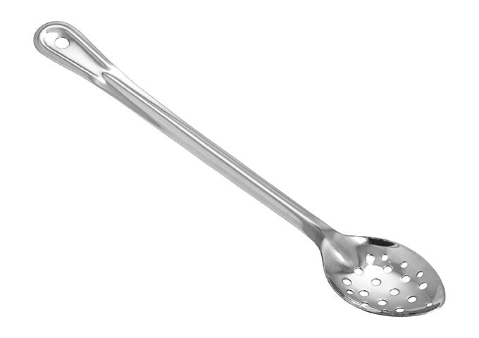 Winco BSPT-15H 15" Stainless Steel Perforated Basting Spoon, 1.5mm