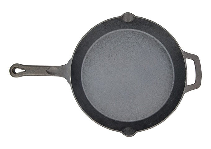 Winco CAST-12 12" Cast Iron Skillet Induction Winco