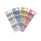 Winco CCK - 5PK Pink 3 Part Coat Check TicketsShopAtDean