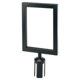 Winco CGSF - 12K Sign Frame for Stanchion - BlackShopAtDean