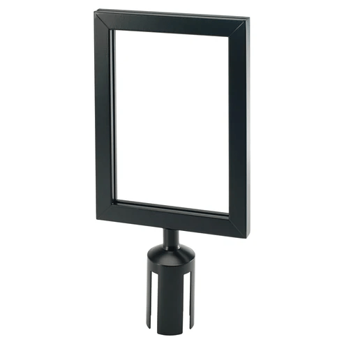 Winco CGSF - 12K Sign Frame for Stanchion - BlackShopAtDean