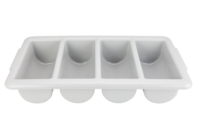 Winco PL-4B Cutlery Bin Plastic 4-Compartment Winco