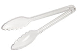 Winco CVST-9C 9" Clear Polycarbonate Serving Tong Winco