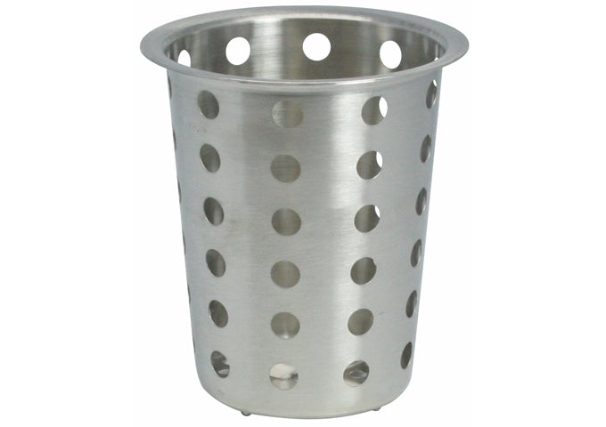 Winco FC-SS Perforated Stainless Steel Flatware Cylinder