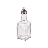 Winco G-104 6 Oz Square Oil And Vinegar Cruet
