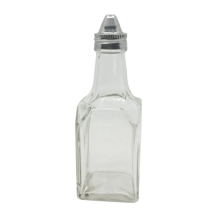 Winco G-104 6 Oz Square Oil And Vinegar Cruet Winco