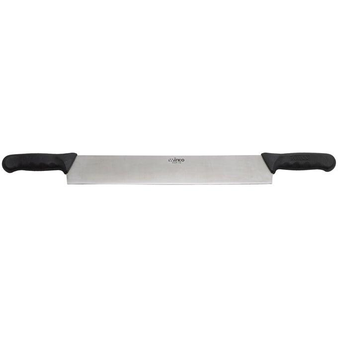 Winco KCP-15 15" Blade Double Handle Cheese Knife