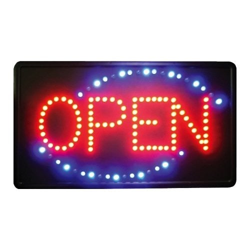 Winco LED-6 Led Flashing "Open" Sign