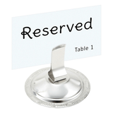 Winco MH - 2C Stainless Steel Menu Holder Clip 2.5" x 2.5"ShopAtDean