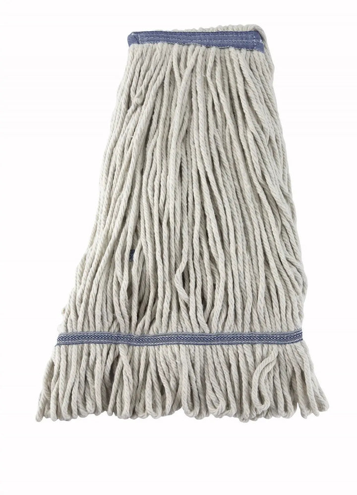 Winco MOP-24W 24 Oz Mop Head Loop End White Winco