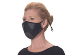 Winco MSK-3LXL Black Camo Large / X-Large Cotton Reusable and Adjustable Face Mask 2 Pack