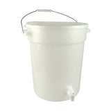 Winco PBDW-22 6 Gallon White Beverage Dispenser