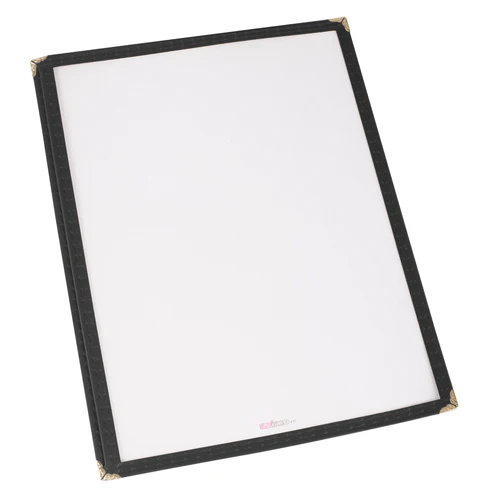 Winco PMC - 14K 8.5"X14" Single Menu Cover BlackShopAtDean