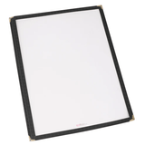 Winco PMC - 14K 8.5"X14" Single Menu Cover BlackShopAtDean