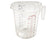 Winco PMCP-200 2 Quart Polycarbonate Measuring Cup with Color Graduations