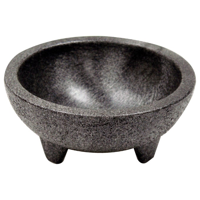 Winco PMSB-4 4 Oz Molcajete Salsa Bowl 4/Pack Winco
